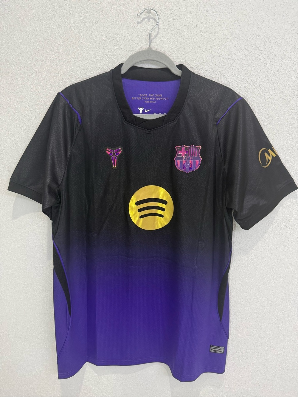 Barcelona Lamine Yamal #10 Black/Purple Soccer Jersey